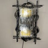 Brutalist Wall Lamp by Tom Ahlström & Hans Ehrlich for A+E Leuchte from 1960'~70'