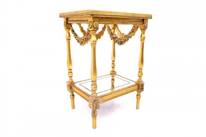 Antique table from around 1900, France.