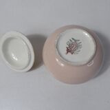 Sucier Villeroy & Boch pink and gold signed Lucien Engel