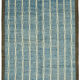 Handmade Turkish One of a Kind 280 cm x 362 cm Blue Wool Carpet