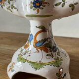 Moustiers earthenware candlesticks