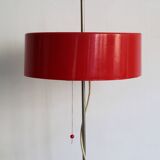 1970's Vintage Red Floor Lamp
