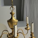 Lustre doré hollandais à 6 bras de lumière D50