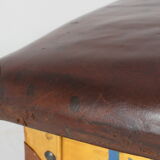 Leather gym table, 1930s