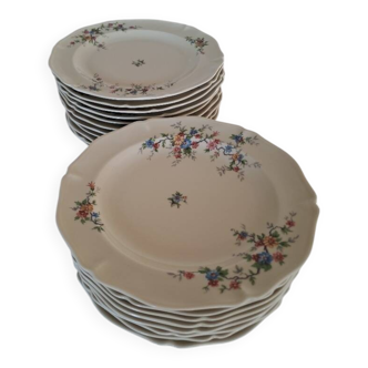 Tableware "Ancienne Manufacture Royale Limoges" (founded in 1737) - 59 pieces