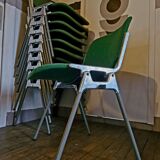 Set of 4 DSC 106 Chairs by Giancarlo Piretti for Castelli / Anonima