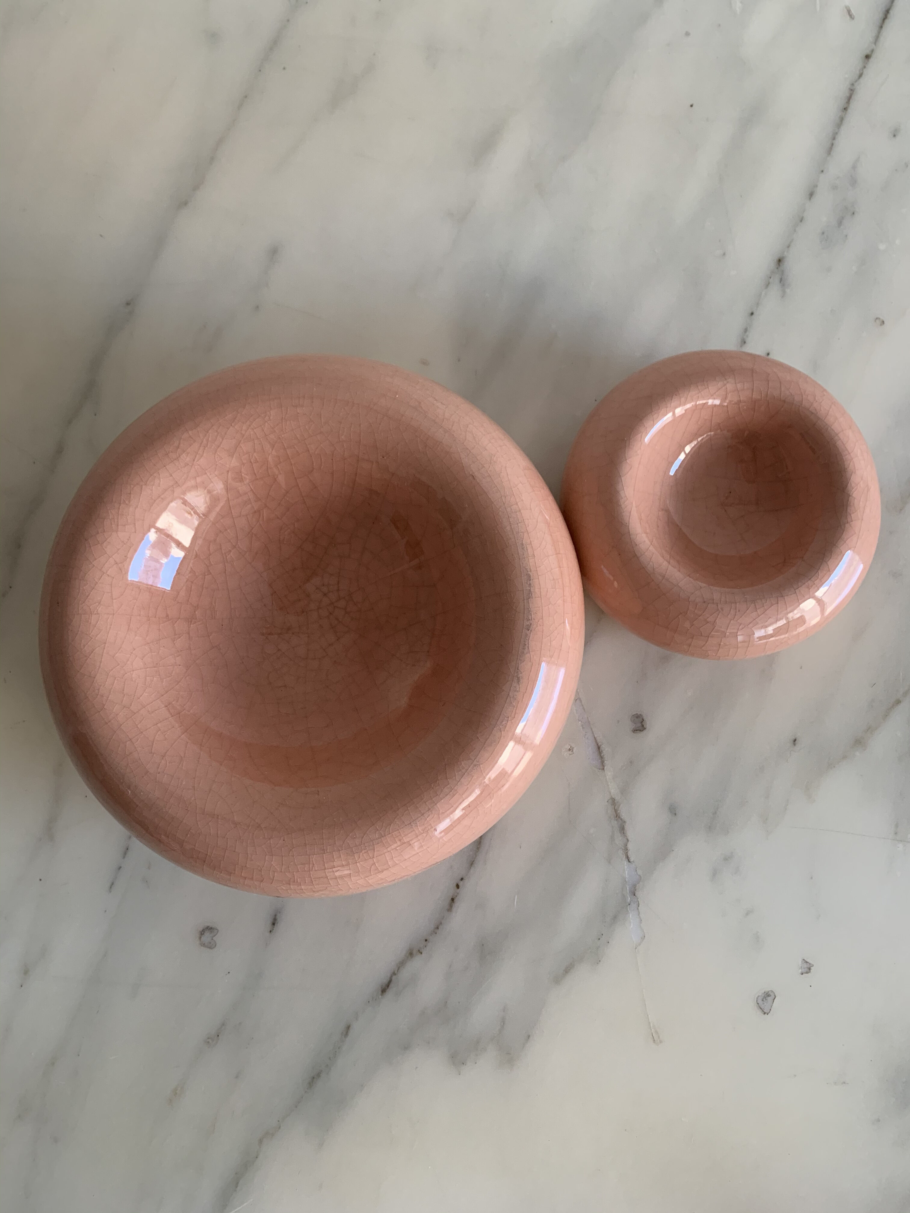 Pair of ceramic cups Francois Chatain