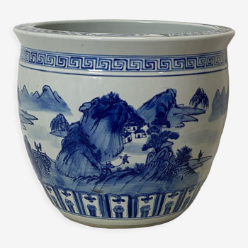 Cache pot en porcelaine de Chine