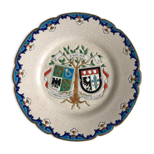 Assiette décorative - longwy