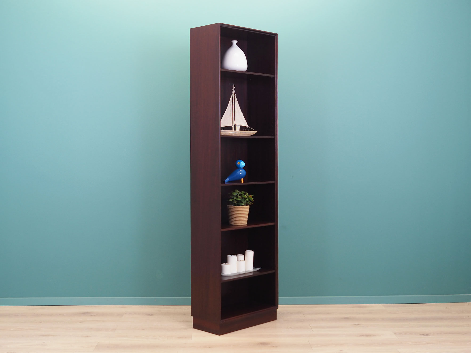 Mahogany bookcase, 60s, Danish design, made in Denmark