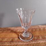 2 WINE GLASSES IN CUT BACCARAT CRYSTAL, 19TH CENTURY PERIOD CIRCA 1850 - 11.4CM