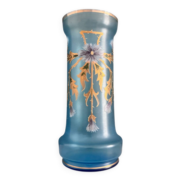 Legras roll vase, late 19th century