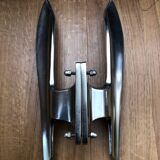 Paire de poignées de porte en fonte d’aluminium