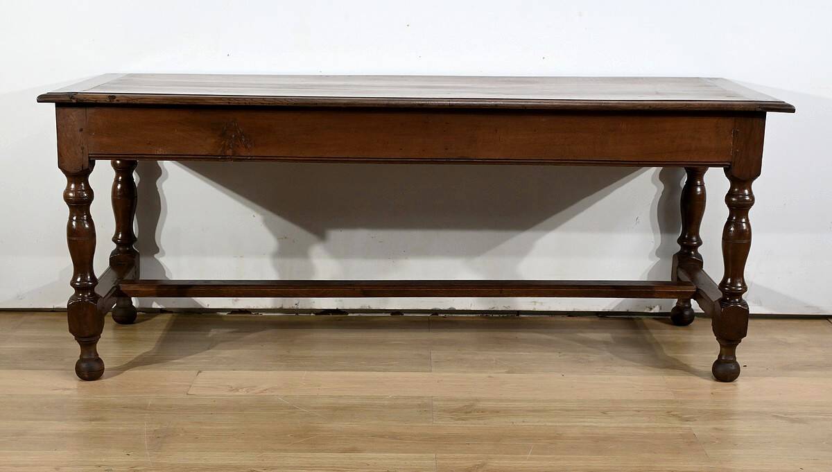 Table de Ferme en Chêne, goût Louis XIV – Milieu XIXe