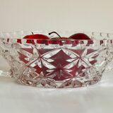 Saladier cristal ciselé vintage