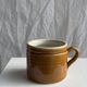 Stoneware mug with handle