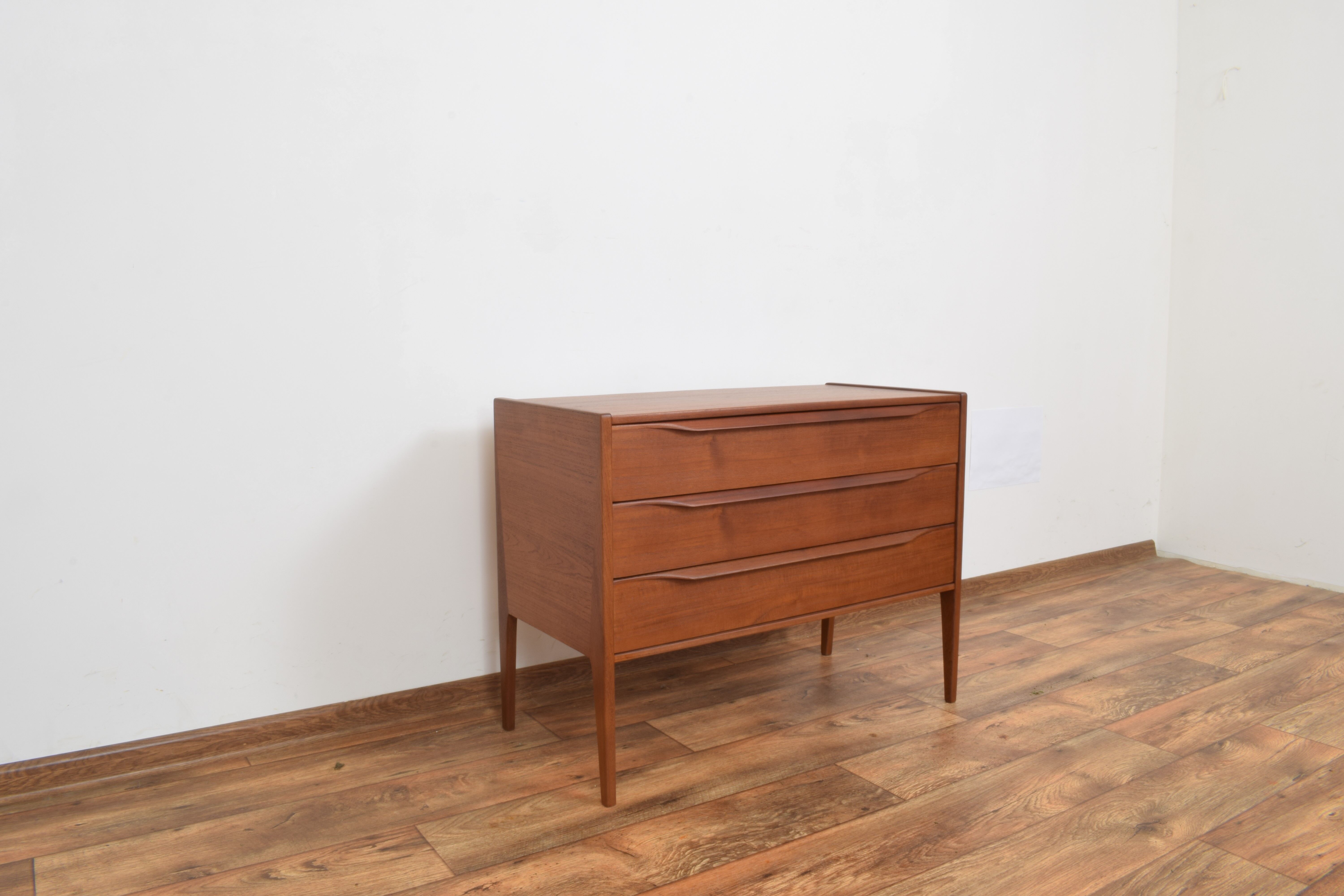 Teak chest of drawers by Aksel Kjersgaard for Odder Furniture, 1960