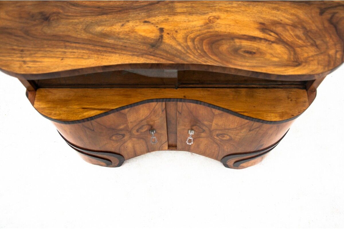 Art Deco glass chest of drawers, Poland, 1950s. After renovation.