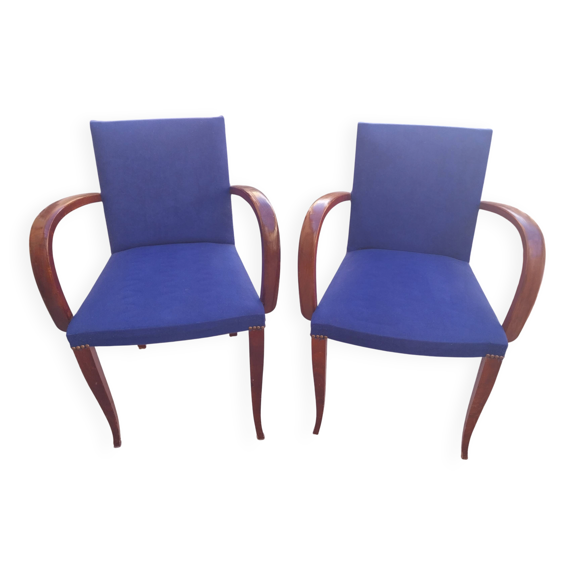 Pair of Bridge armchairs