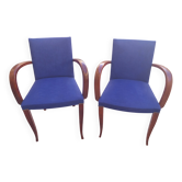 Pair of Bridge armchairs