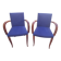 Pair of Bridge armchairs