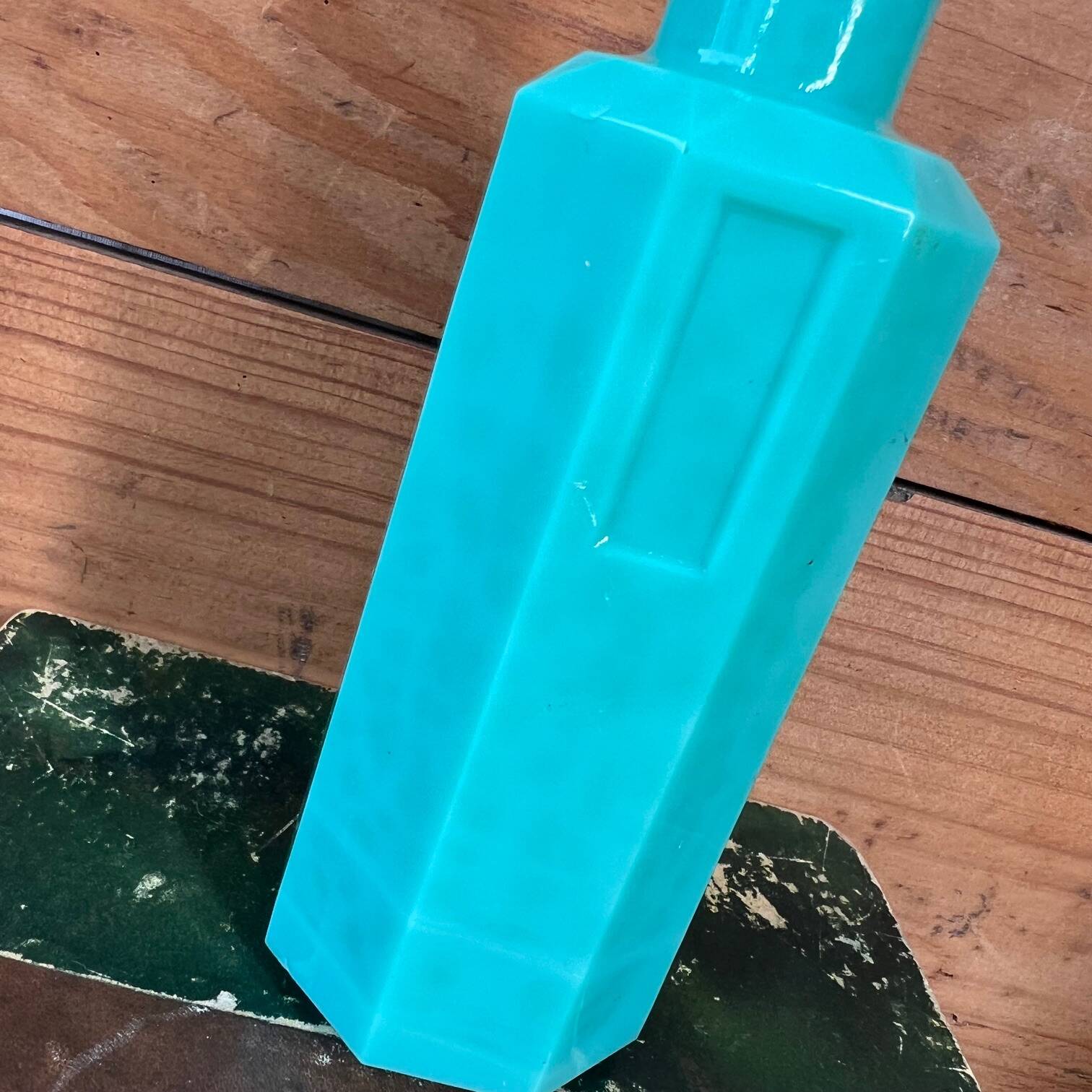 Flacon bleu “Vitalia” en céramique