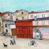 An old village of Jacques Hara XXth