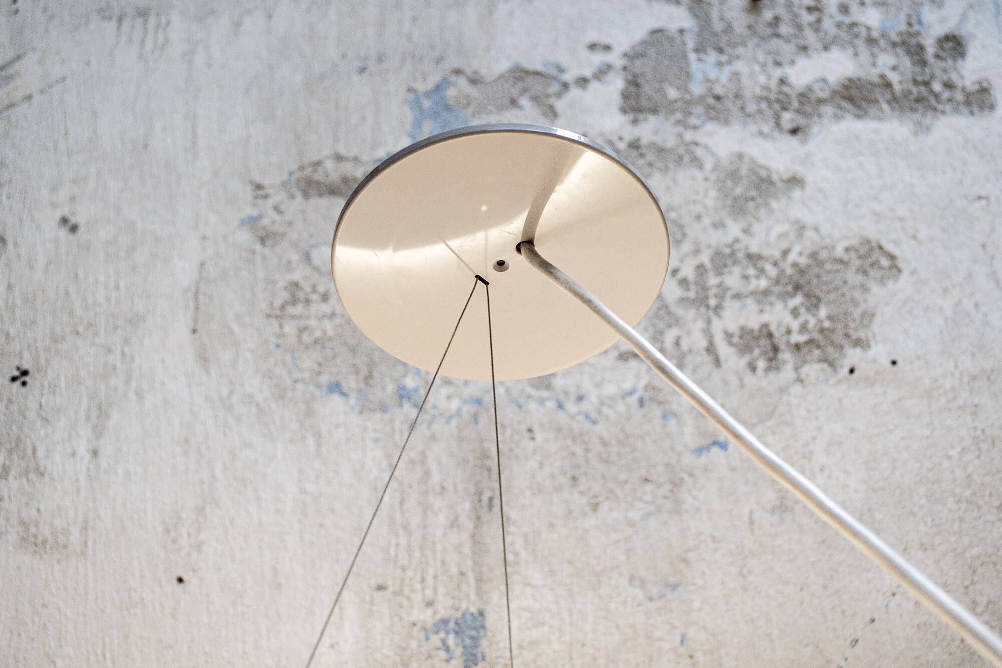 Lampadario Diskos postmoderno di Giovanni Offredi per Sirrah, Italia, anni '80