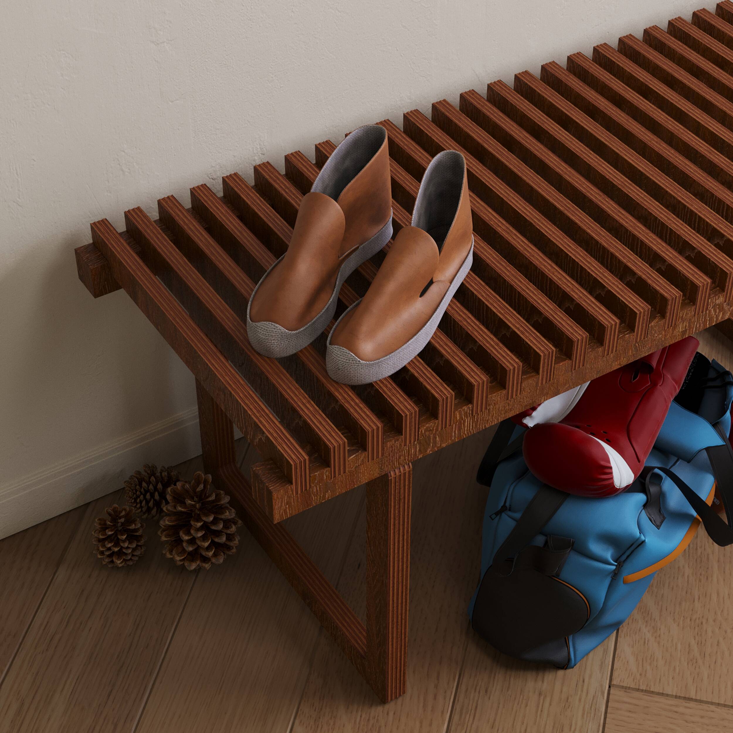 Handmade Contemporary Wood Benches