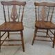 2 Chaises de style western dans leurs patines-Très bon état