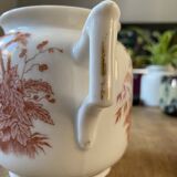 White porcelain bird pot