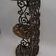 Vintage cast iron angle shelf