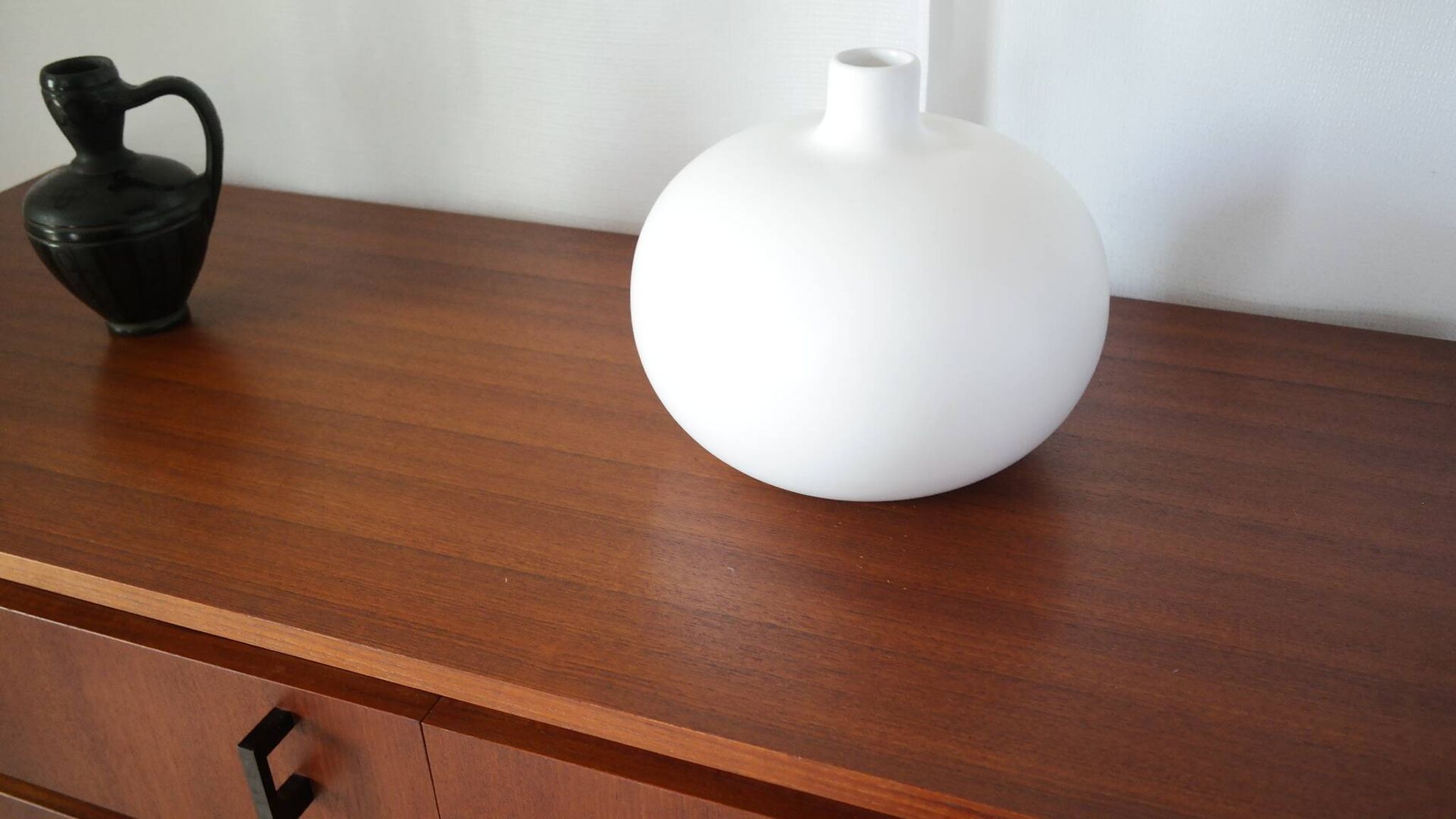Commode coiffeuse Danoise en teck vintage 1960