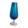 Vase Murano bleu vintage