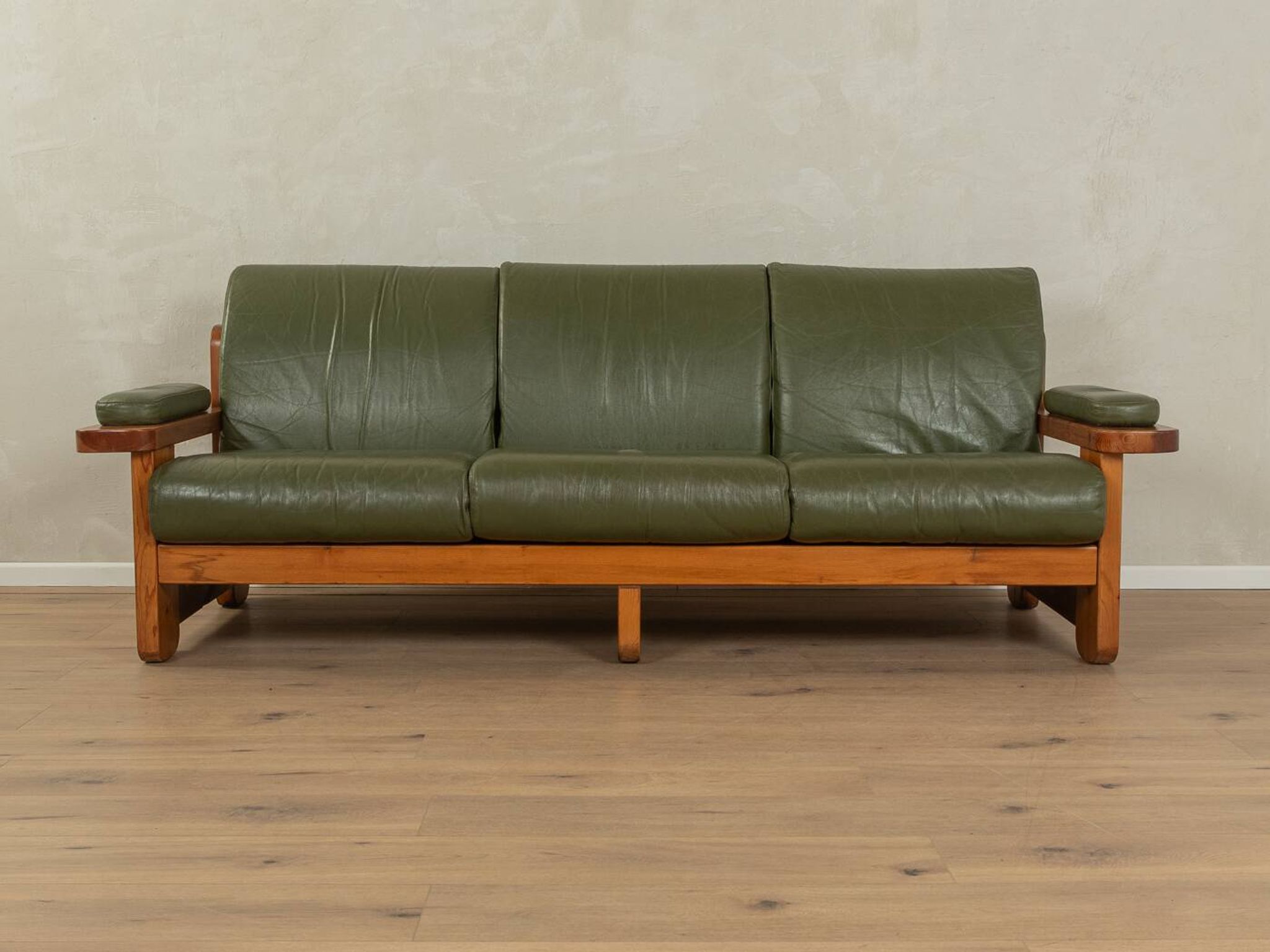 Canapé en cuir des années 70 par Almar