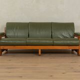 Canapé en cuir des années 70 par Almar