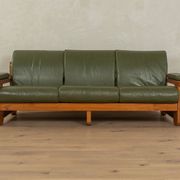 Canapé en cuir des années 70 par Almar