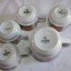 Set of 4 coffee cups and its milk pot Bareuther Waldsassen Bavaria Germany