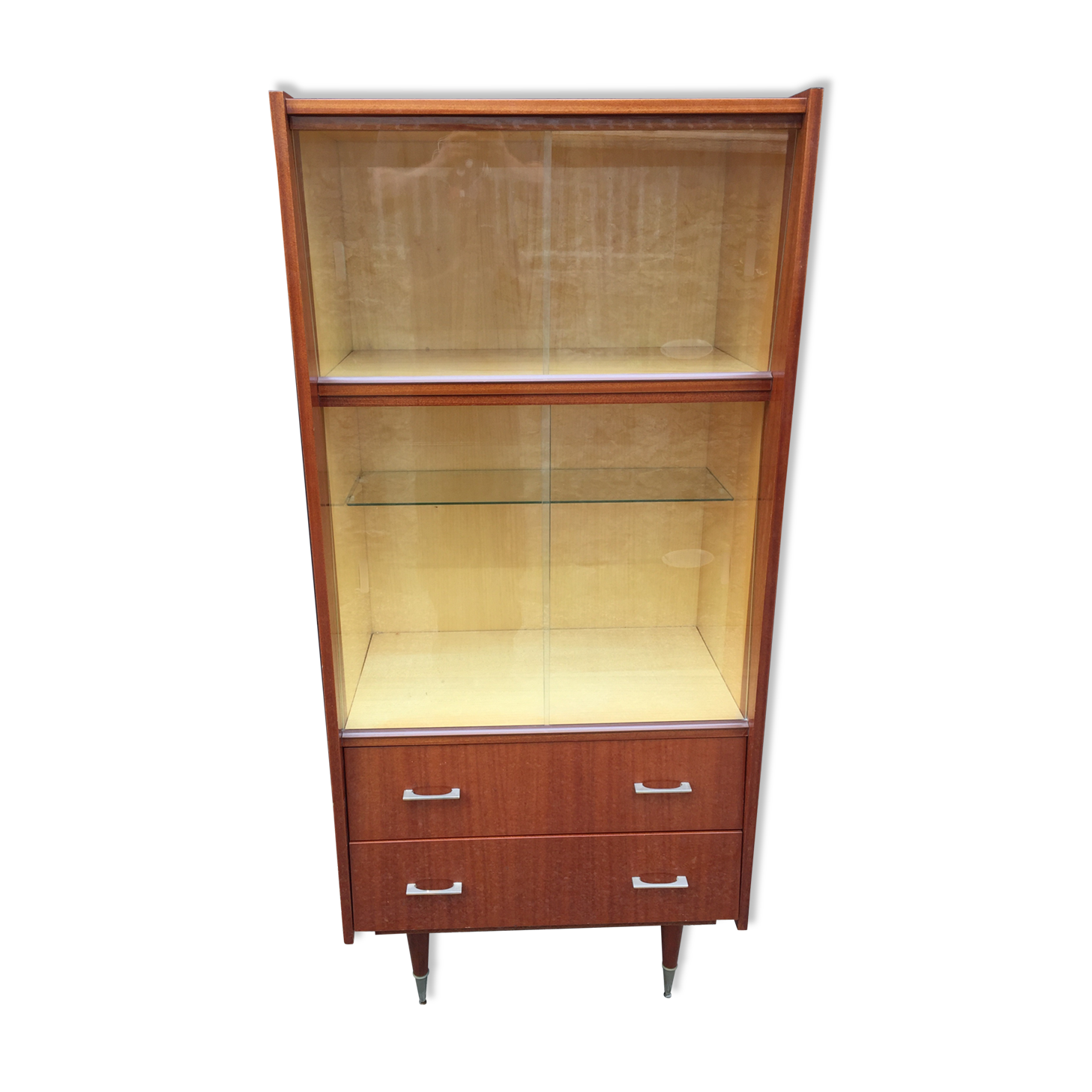 Library display case vintage