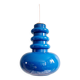 Large Space Age pendant light in blue opaline, 1960s-70s