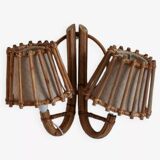 Mid-century modern wall light in the Louis Sognot style