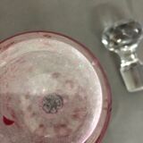 Baccarat cut old crystal bottle