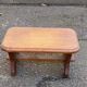 2 vintage farmhouse stools in solid oak from the 19th century.
