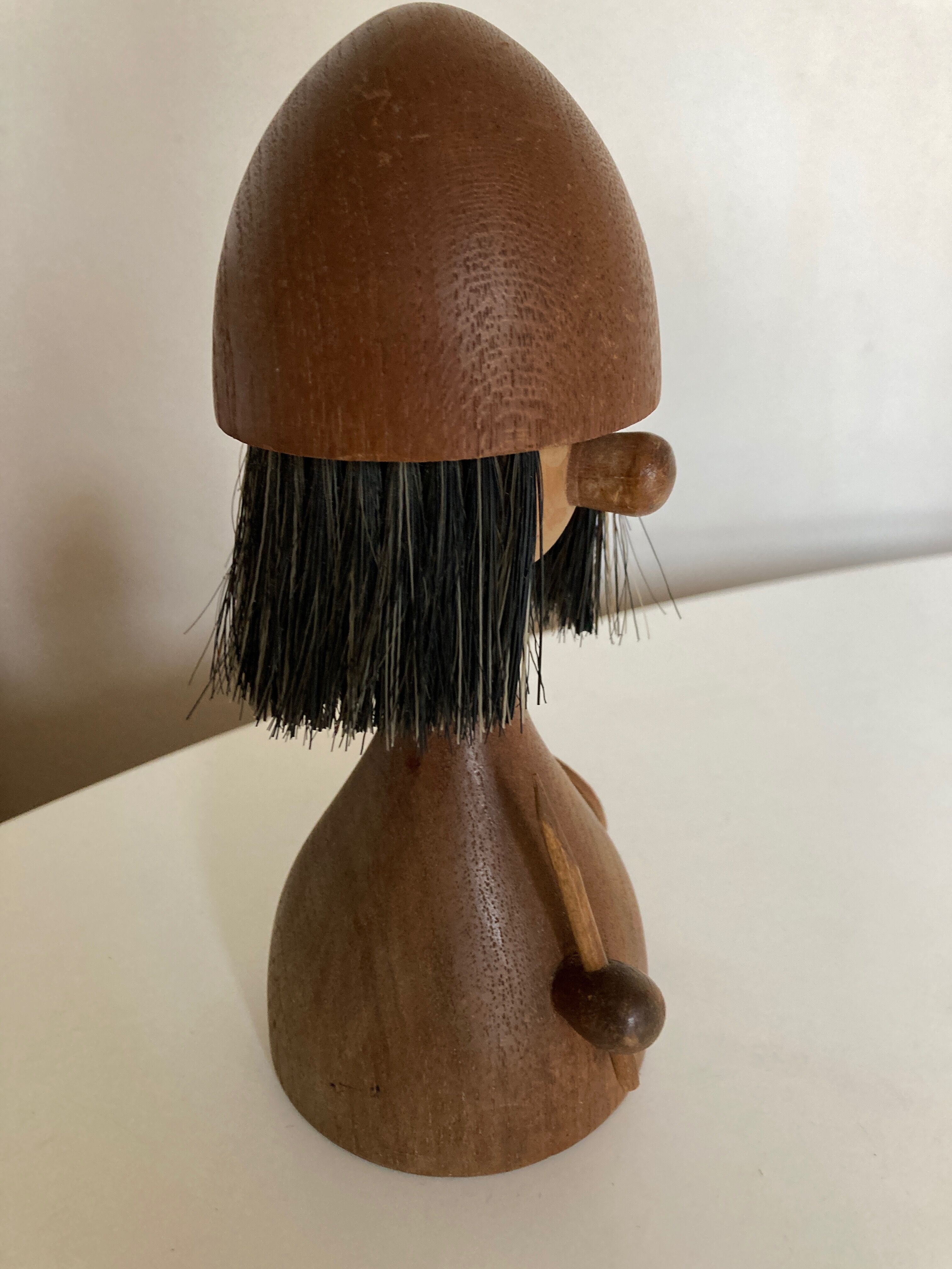 Viking doll by Kay Bojesen for Laurids Lønborg, teak Denmark 1950