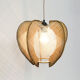 Hanging lamp wire and wood from the 60s-70
