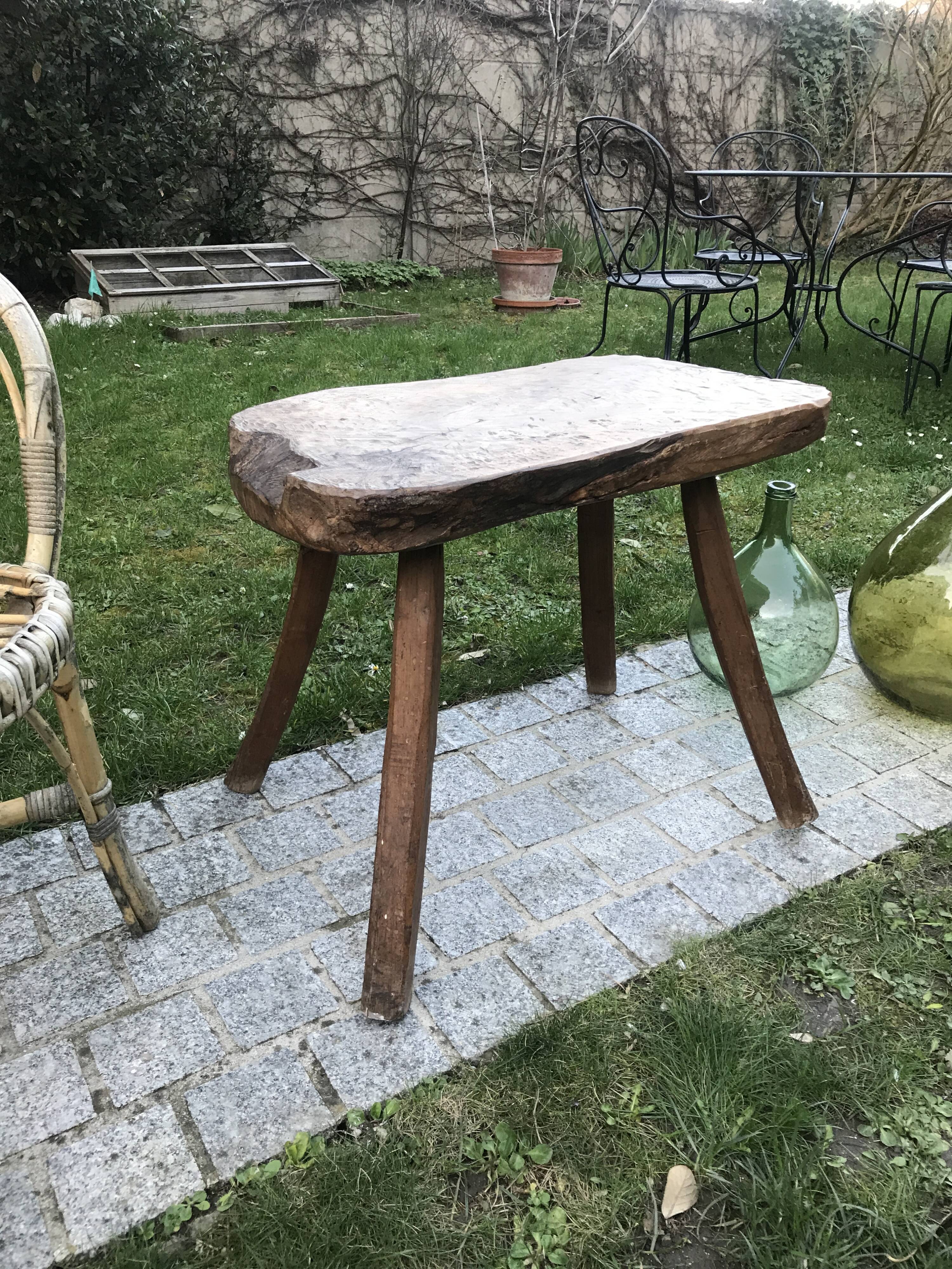 Brutalist style coffee table 1950