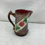 Barbotine pitcher from the 1930s, made in France