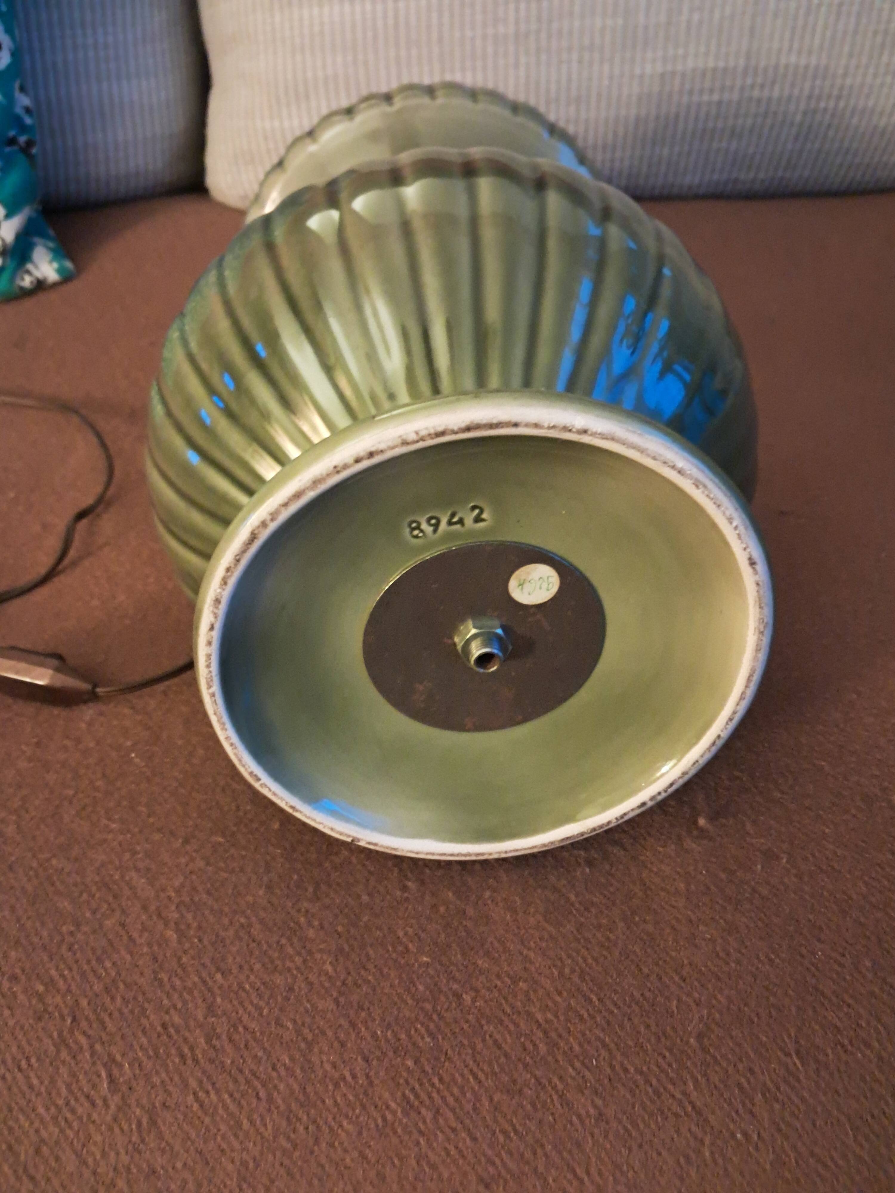 Large vintage ceramic lamp