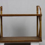 Rattan shelf