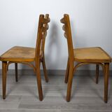 Pair of Baumann bistro chairs